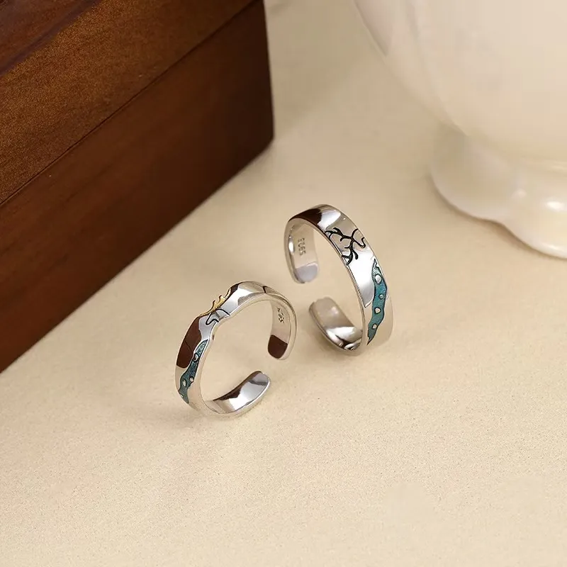 KOOGIS 925 Sterling Silver Rings Unisex-1