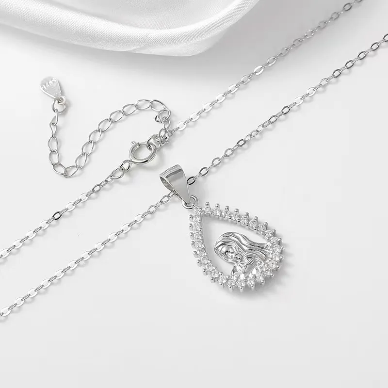 KOOGIS S925 Silver Necklaces Women's-4