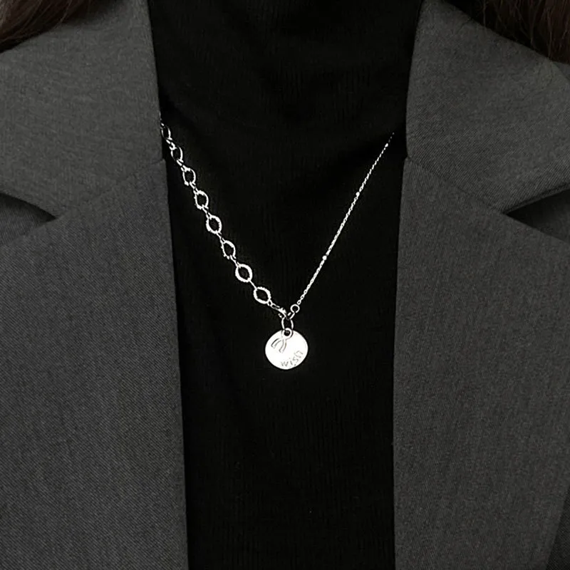 KOOGIS 925 Sterling Silver Necklaces Women's-4