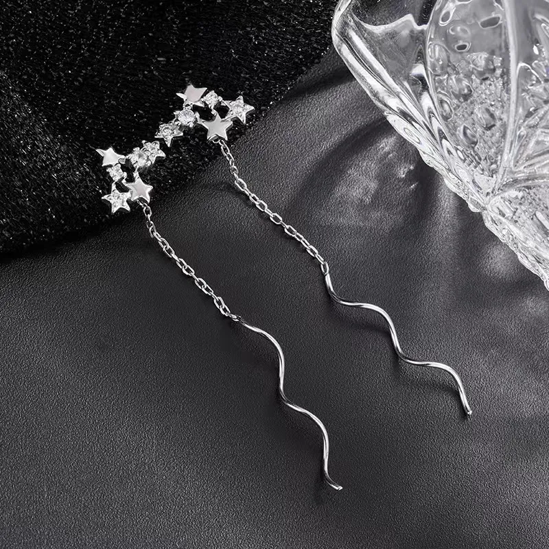 KOOGIS 925 Sterling Silver Drop Earrings Women's-2