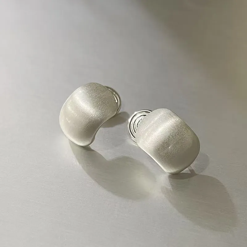 KOOGIS Titanium Steel Clip On Earrings Women's-3