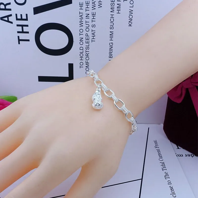 KOOGIS Foot Silver 990 Bracelets Unisex-2
