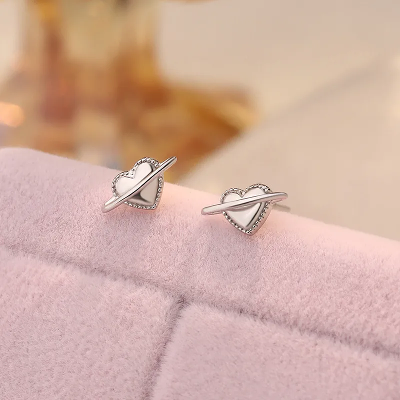 KOOGIS 999 Fine Silver Stud Earrings Women's-1