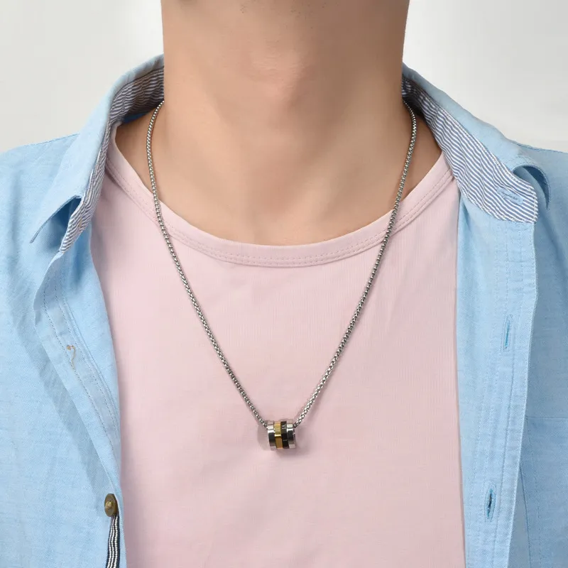 KOOGIS Titanium Steel Necklaces Men's-4