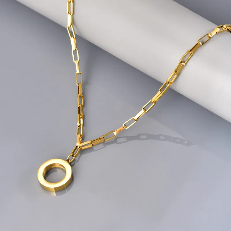 KOOGIS Titanium Steel Necklaces Unisex-1
