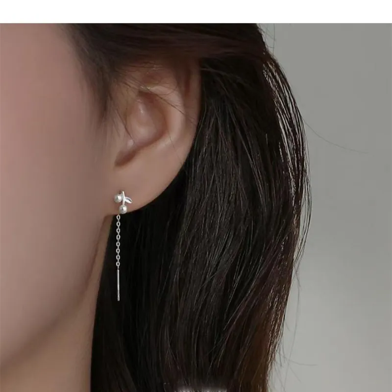 KOOGIS S999 Fine Silver Drop Earrings Women's-5