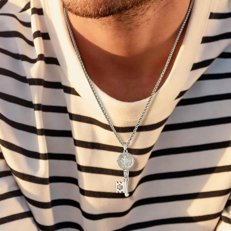 KOOGIS Titanium Steel Necklaces Unisex-13