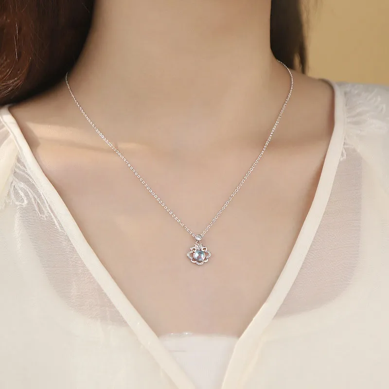 KOOGIS 999 Fine Silver Necklaces Women's-5