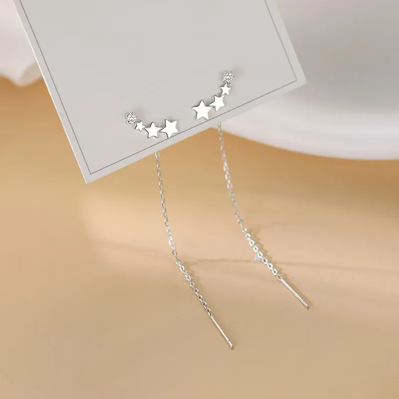 KOOGIS 925 Sterling Silver Drop Earrings Women's-1