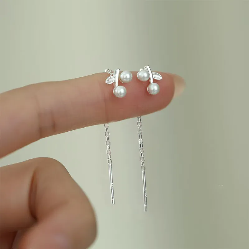 KOOGIS S999 Fine Silver Drop Earrings Women's-7