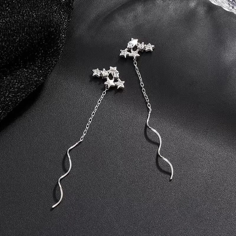 KOOGIS 925 Sterling Silver Drop Earrings Women's-1