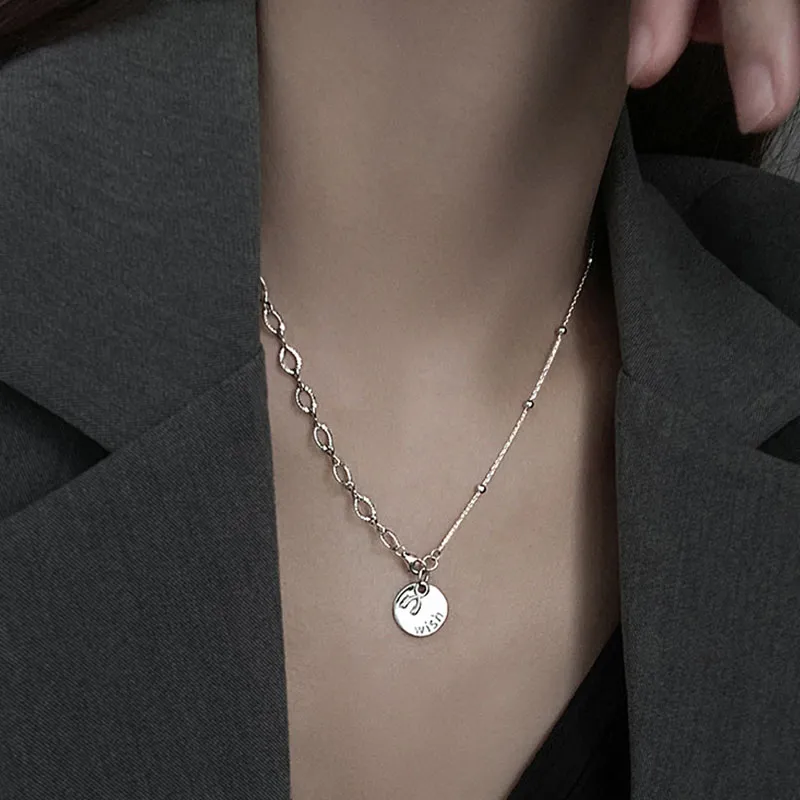 KOOGIS 925 Sterling Silver Necklaces Women's-5