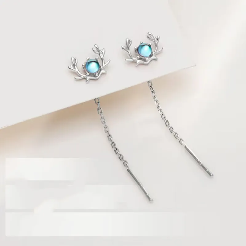KOOGIS 925 Sterling Silver Drop Earrings Women's-1