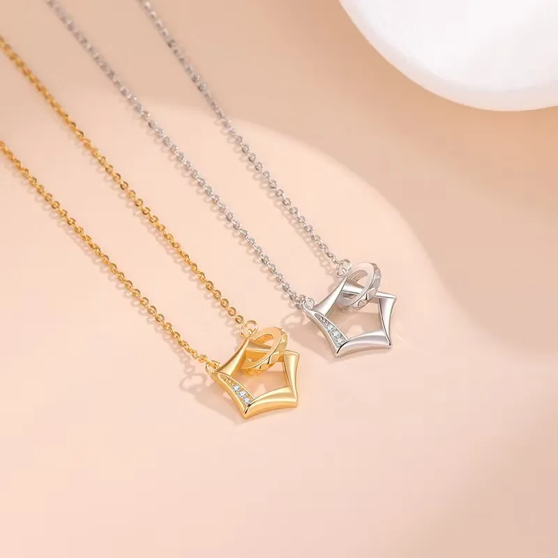 KOOGIS 925 Sterling Silver Necklaces Women's-4
