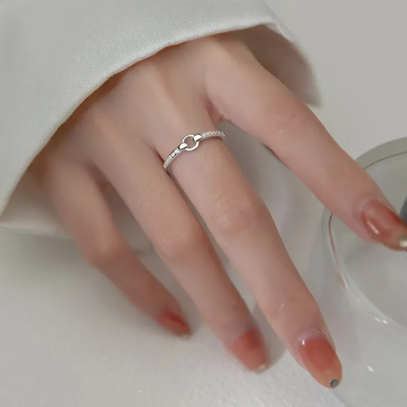 KOOGIS 925 Sterling Silver Rings Women's-10