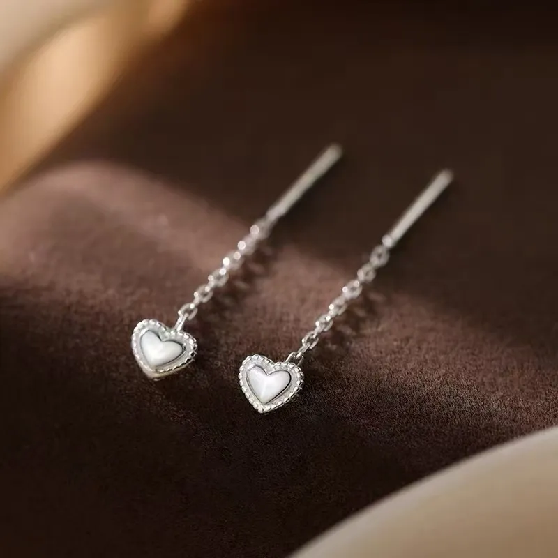 KOOGIS 999 Fine Silver Drop Earrings Women's-3