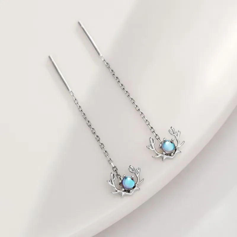 KOOGIS 925 Sterling Silver Drop Earrings Women's-2