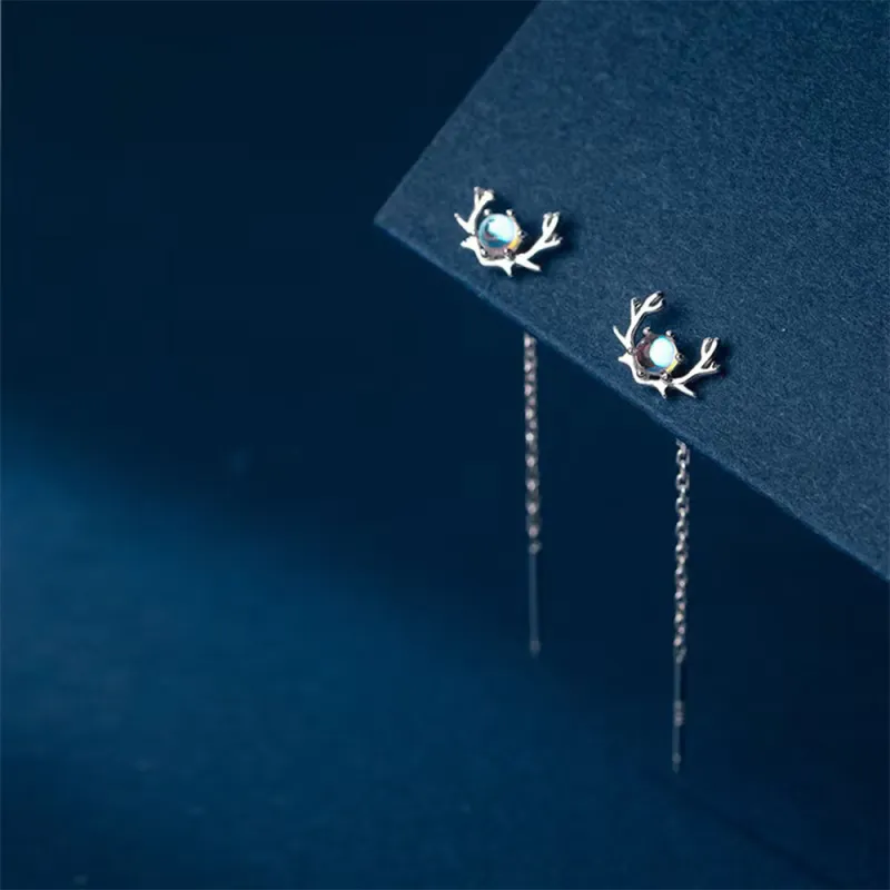 KOOGIS 925 Sterling Silver Drop Earrings Women's-6