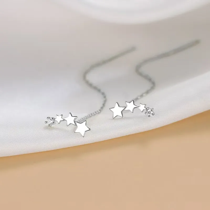 KOOGIS 925 Sterling Silver Drop Earrings Women's-4