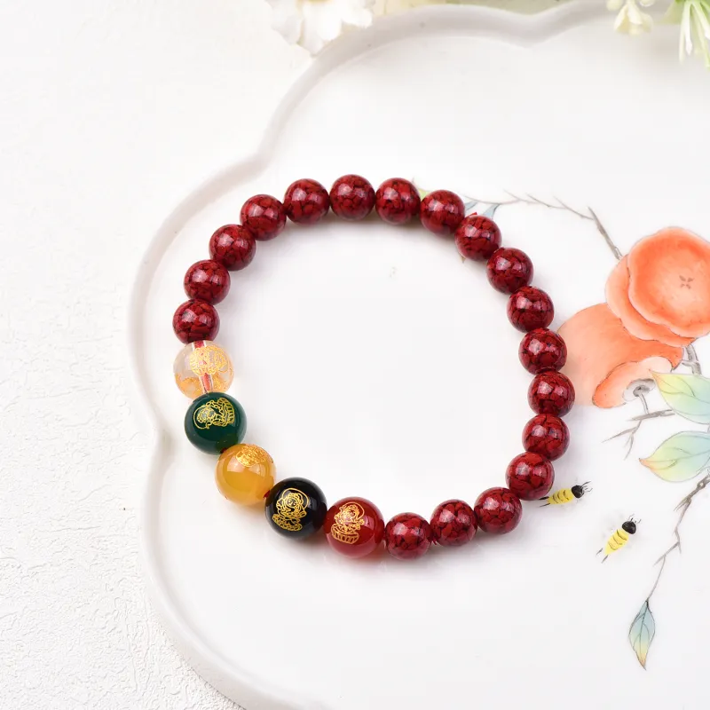 Tears Of The Eyes Cinnabar Bracelets Unisex-2