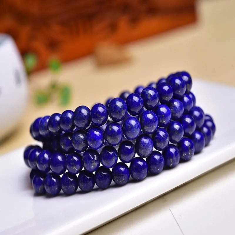 Tears Of The Eyes Lapis Lazuli Fine Jade Bracelets Unisex-1