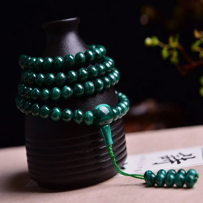 Tears Of The Eyes Malachite Jade Bracelets Unisex-6