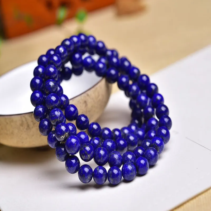 Tears Of The Eyes Lapis Lazuli Fine Jade Bracelets Unisex-2