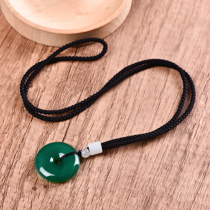 Tears Of The Eyes Agate Pendants Unisex-3