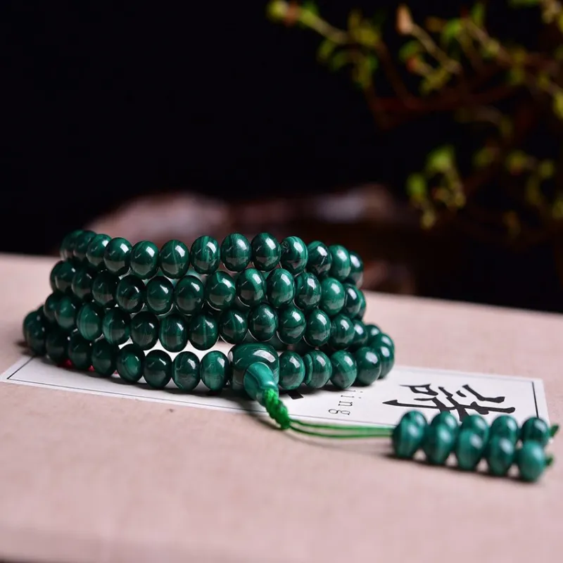Tears Of The Eyes Malachite Jade Bracelets Unisex-2