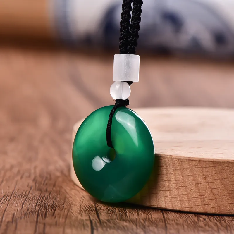 Tears Of The Eyes Agate Pendants Unisex-4