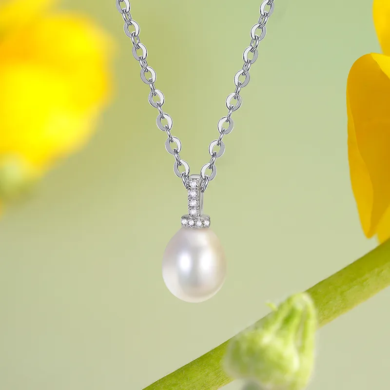 ZXIN JEWELRY Pearl Pendants Women's-2