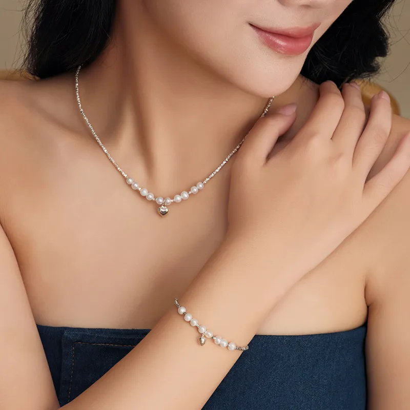 ZXIN JEWELRY Freshwater Pearl Necklaces Women's-2