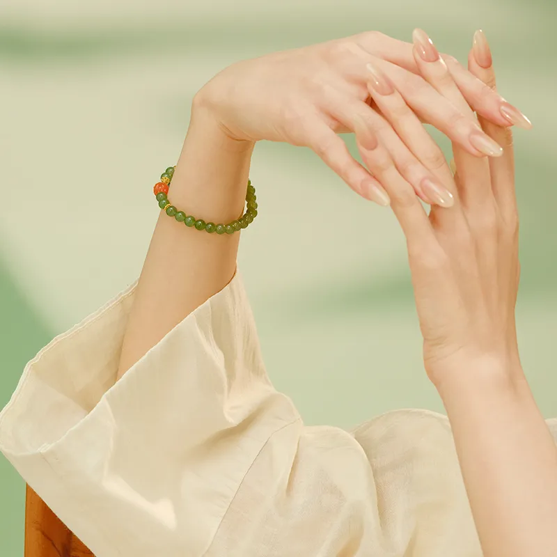 ZXIN JEWELRY Hetian Jade Bracelets Jasper Women's-2