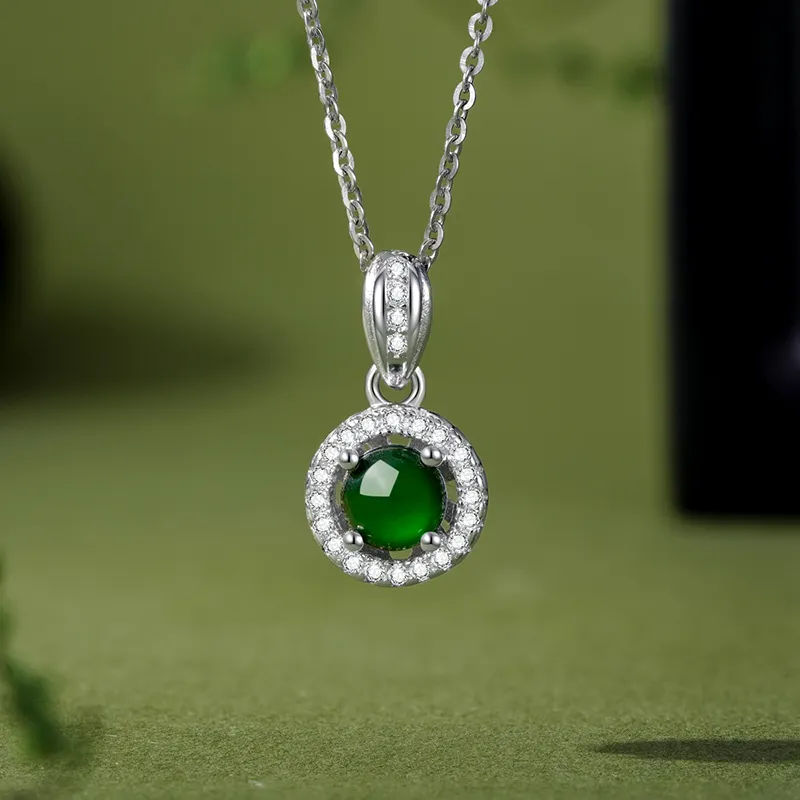 ZXIN JEWELRY Glutinous Jade Jadeite Pendants Women's-3