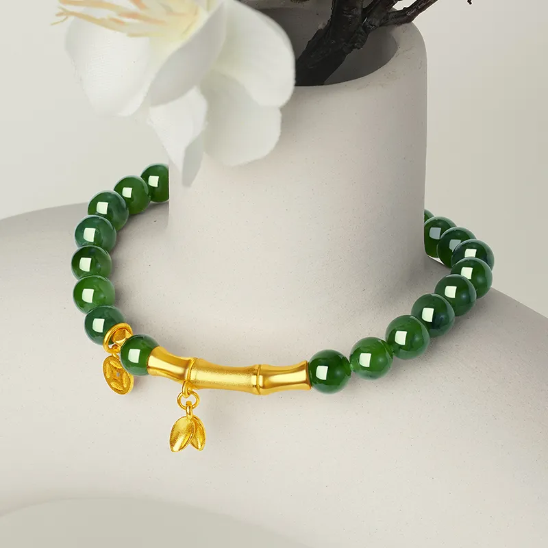 ZXIN JEWELRY Hetian Jade Bracelets Jasper Women's-2