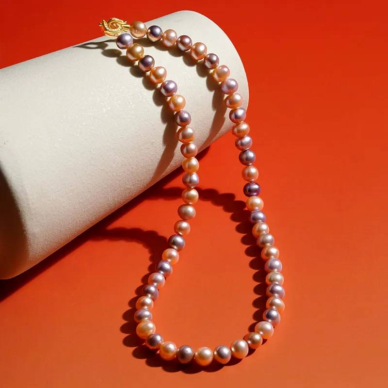 ZXIN JEWELRY Pearl Necklaces Women's-5