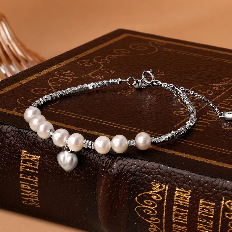 ZXIN JEWELRY Freshwater Pearl Bracelets Women's-3