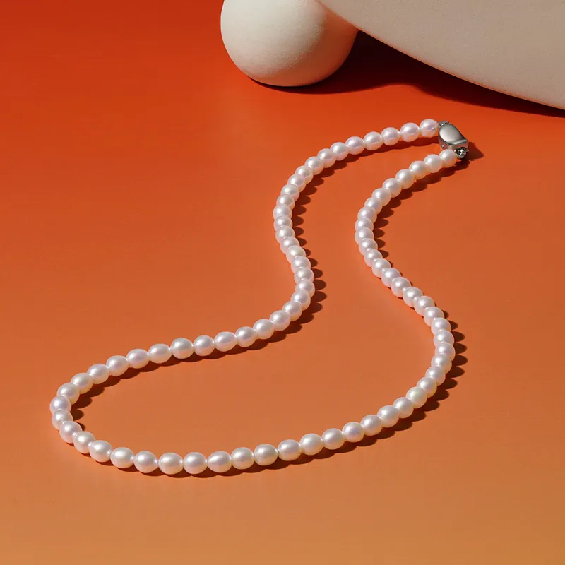 ZXIN JEWELRY Pearl Necklaces Women's-2