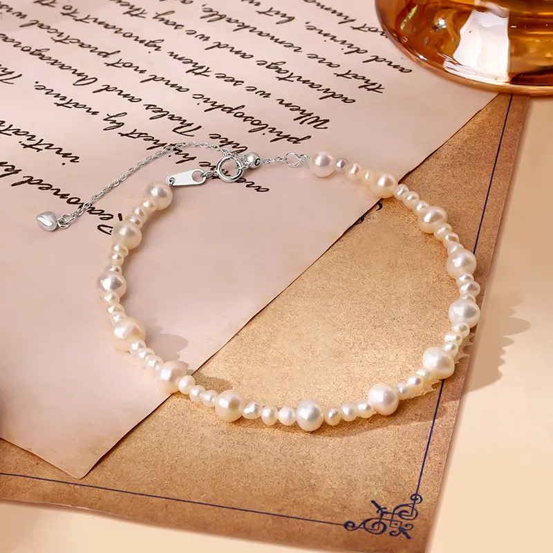 ZXIN JEWELRY Freshwater Pearl Bracelets Women's-3