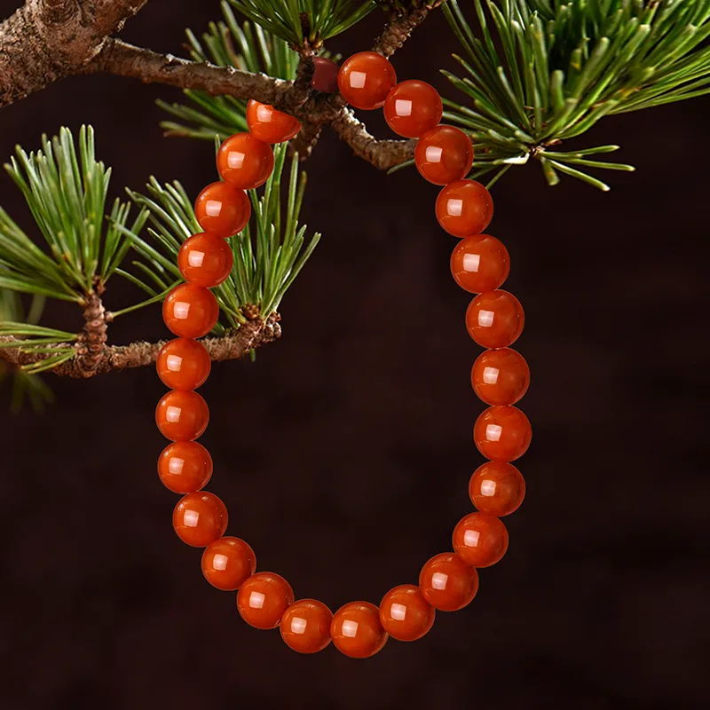 ZXIN JEWELRY South Red Agate Bracelets Women's-2