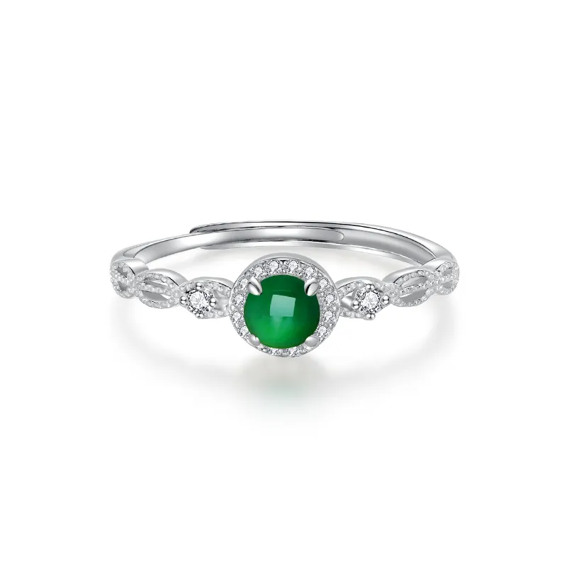 ZXIN JEWELRY Glutinous Jade Jadeite Rings Women's-1