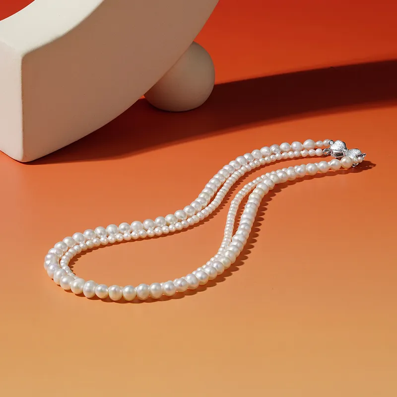 ZXIN JEWELRY Pearl Necklaces Women's-2