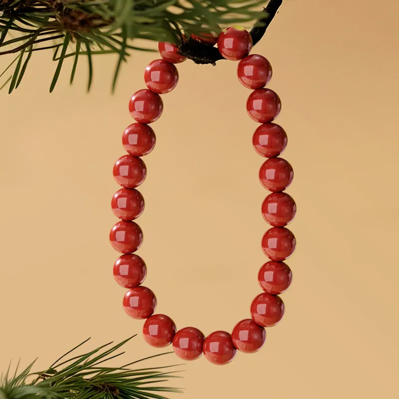 ZXIN JEWELRY Cinnabar Jade Bracelets Women's-2