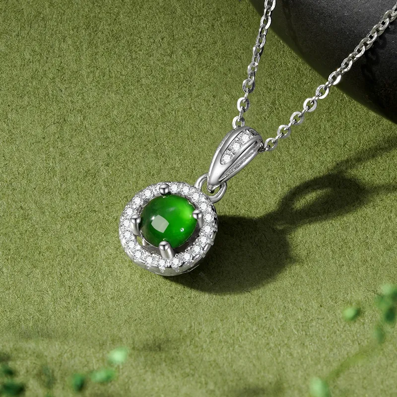 ZXIN JEWELRY Glutinous Jade Jadeite Pendants Women's-4