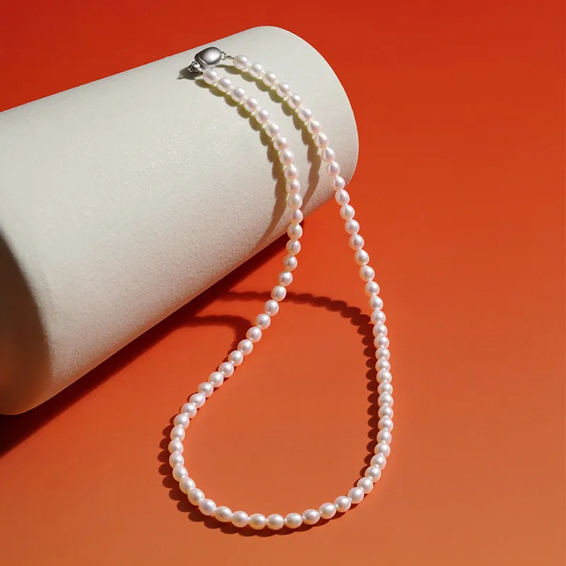 ZXIN JEWELRY Pearl Necklaces Women's-5