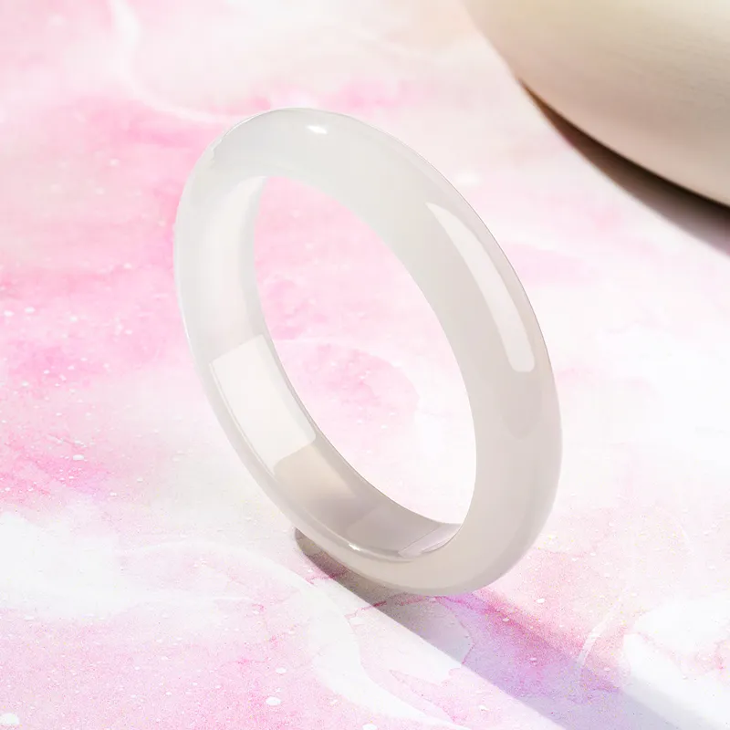 ZXIN JEWELRY Chalcedony Bangles Women's-4