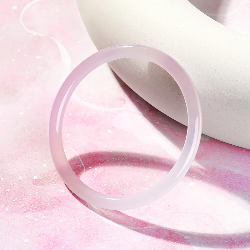 ZXIN JEWELRY Chalcedony Bangles Women's-3