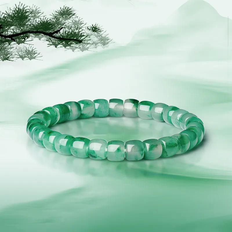 ZXIN JEWELRY African Emerald Bracelets Women's-1