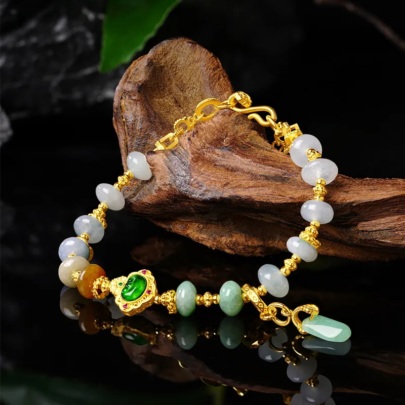 ZXIN JEWELRY Glutinous Jade Jadeite Bracelets Women's-2