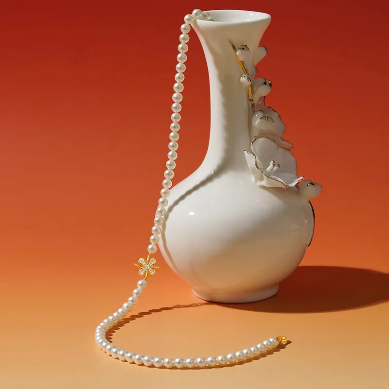 ZXIN JEWELRY Pearl Necklaces Women's-3